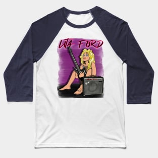 Lita Ford Baseball T-Shirt